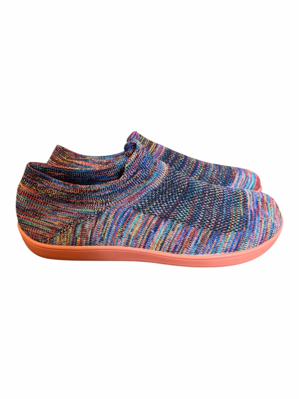 NWOT • Multicolour Knit Slip-On Shoes